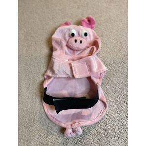 Pet Shop Pig Hat Pet‎ Costume Animal Sz XSMALL Dog Clothes Halloween Pink